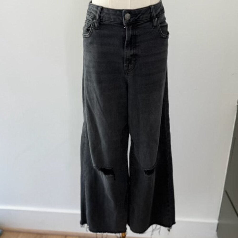 Vici Black Jeans Adela Distressed Dad Jeans